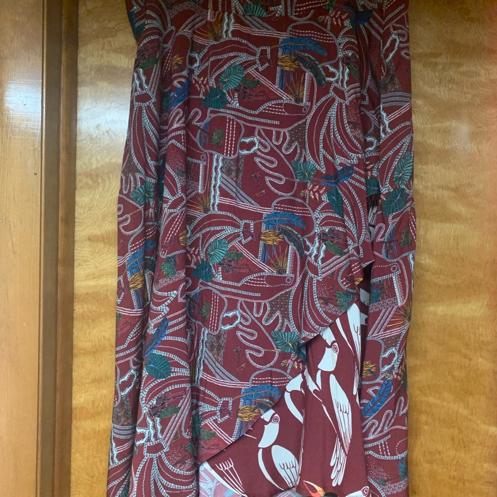 SALE NWT ANTHROPOLOGIE FARM RIO TOUCAN SKIRT $168 XL hard2find size